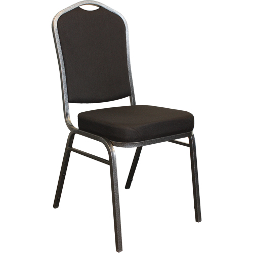 Stacking Chairs, Fabric, 37" High, 275 lbs. Capacity, Black Toolneeds Inc.