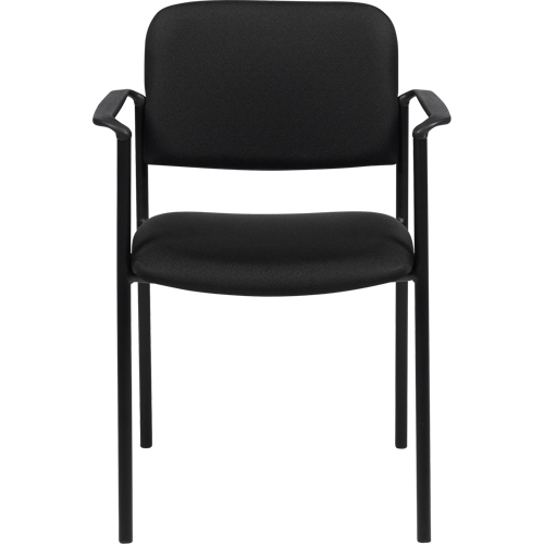 Stacking Chairs, Fabric, 32" High, 300 lbs. Capacity, Black Toolneeds Inc.