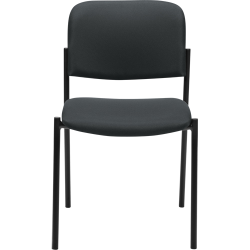 Chaises sans accoudoirs empilables, Tissu, Hauteur 32", Capacit&eacute; 300 lb, Charbon Toolneeds Inc.