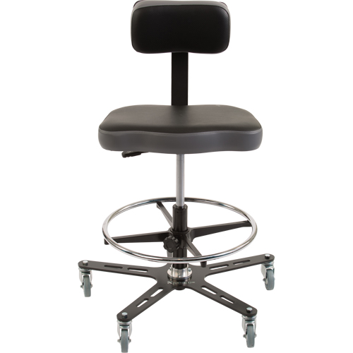 Chaise ergonomique industrielle TF160, Mobile, Ajustable Hauteur, Capacit&eacute; 300 lb Toolneeds Inc.