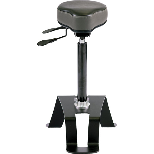 Chaise ergonomique assis-debout TA180, Vinyle Si&egrave;ge, Noir Toolneeds Inc.