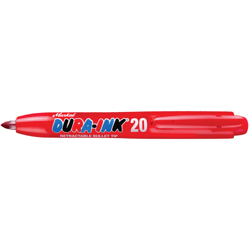 Marqueur permanent Dura-Ink no 20, Rouge, Pointe Fin Toolneeds Inc.