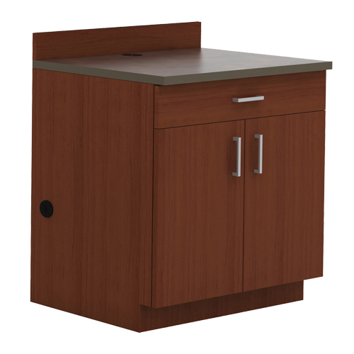 Modular Base Cabinet, Melamine, 39" H x 36" W x 25" D, Mahogany Toolneeds Inc.