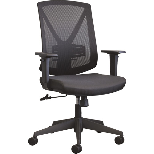 Activ A-47 Synchro Office Chair, Fabric, Black, 275 lbs. Capacity Toolneeds Inc.