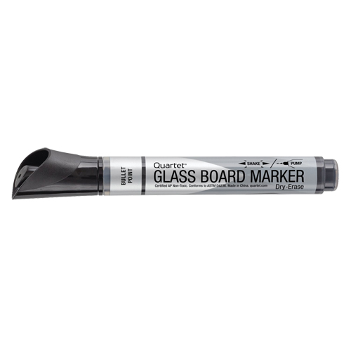 Marqueur effaçable &agrave; sec pour verre de premi&egrave;re qualit&eacute;, Noir, Pointe Ronde Toolneeds Inc.