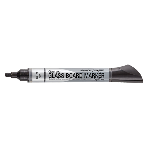Marqueur effaçable &agrave; sec pour verre de premi&egrave;re qualit&eacute;, Noir, Pointe Ronde Toolneeds Inc.