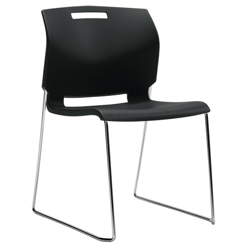 Chair, Plastic, 32-1/2" High, 300 lbs. Capacity, Black Toolneeds Inc.