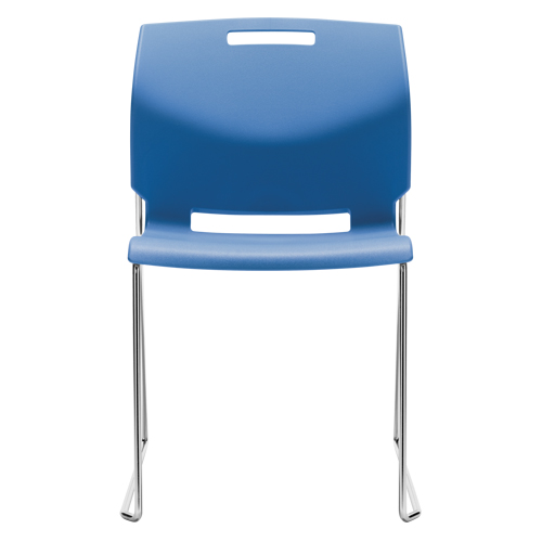 Chair, Plastic, 32-1/2" High, 300 lbs. Capacity, Blue Toolneeds Inc.