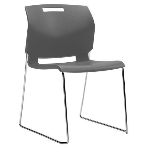 Chair, Plastic, 32-1/2" High, 300 lbs. Capacity, Grey Toolneeds Inc.