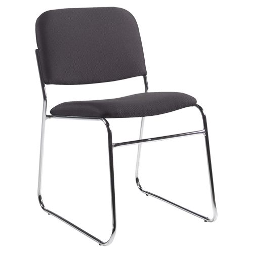 Armless Chair, Fabric, 30" High, 200 lbs. Capacity, Black Toolneeds Inc.