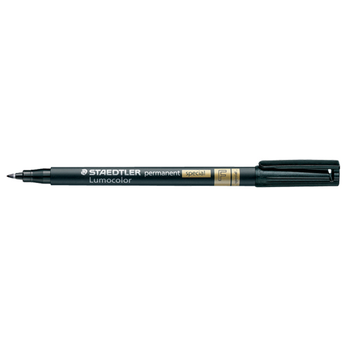 Marqueur permanent Lumocolor, Noir, Pointe Fin Toolneeds Inc.