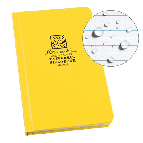 Bound Book, Hard Cover, Yellow, 160 Pages, 4-5/8" W x 7-1/4" L Toolneeds Inc.