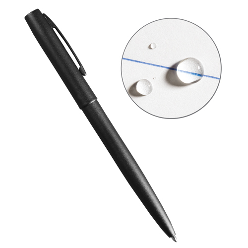 Stylo en m&eacute;tal &agrave; l'&eacute;preuve des intemp&eacute;ries, Bleu, 0,8 mm, R&eacute;tractable Toolneeds Inc.