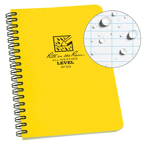 Side-Spiral Notebook, Soft Cover, Yellow, 64 Pages, 4-5/8" W x 7" L Toolneeds Inc.