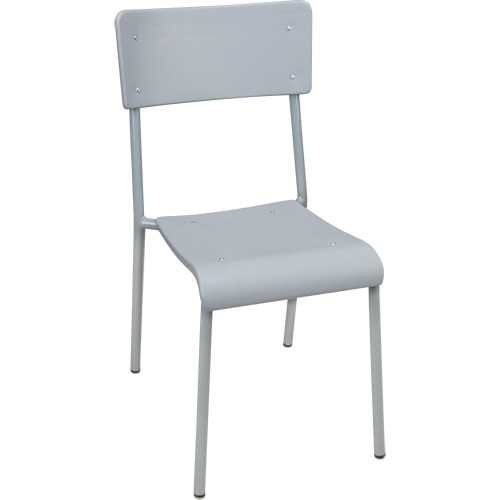 Ventura Stacking Chair, Polypropylene, 36" High, 300 lbs. Capacity, Grey Toolneeds Inc.