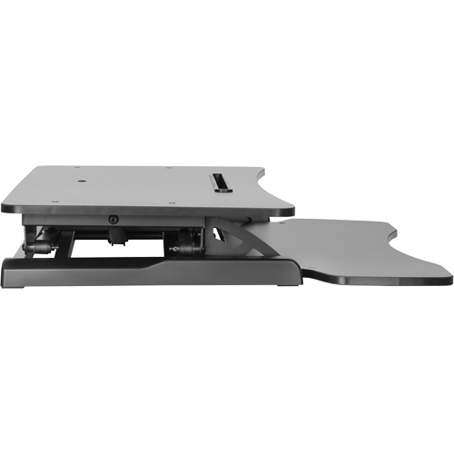 Goya Sit-Stand Workstation, Desktop Unit, 22" H x 31-1/2" W x 24" D, Black Toolneeds Inc.