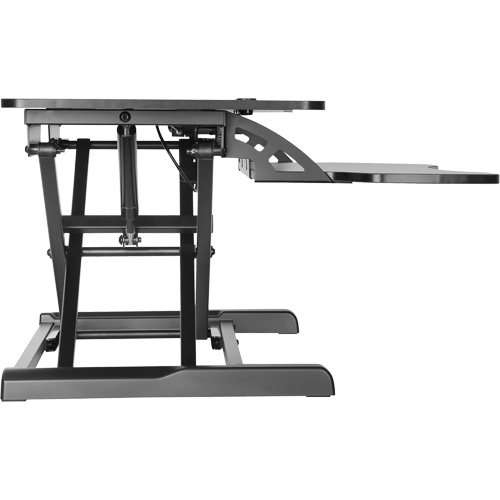 Goya Sit-Stand Workstation, Desktop Unit, 22" H x 31-1/2" W x 24" D, Black Toolneeds Inc.