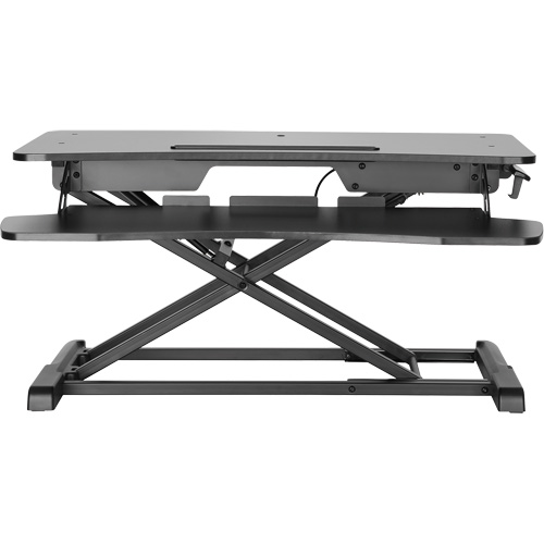 Goya Sit-Stand Workstation, Desktop Unit, 22" H x 31-1/2" W x 24" D, Black Toolneeds Inc.