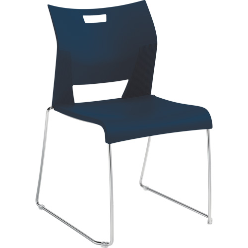 Duet Armless Training Chair, Plastic, 33-1/4" High, 350 lbs. Capacity, Blue Toolneeds Inc.