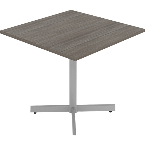 Cafeteria Table, 36" L x 36" W x 29-1/2" H, 1" Top, Laminate, Grey/White Toolneeds Inc.