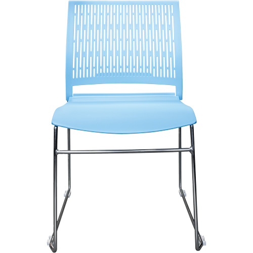 Chaises empilables s&eacute;rie Activ, Polypropyl&egrave;ne, Hauteur 32-3/8", Capacit&eacute; 275 lb, Bleu Toolneeds Inc.