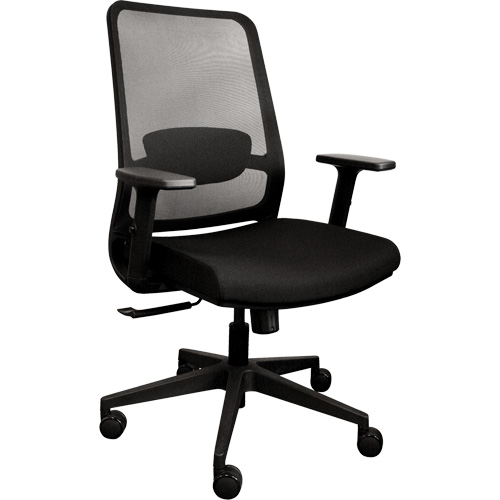 Activ Series Synchro-Tilt Office Chair, Fabric/Mesh, Black, 275 lbs. Capacity Toolneeds Inc.