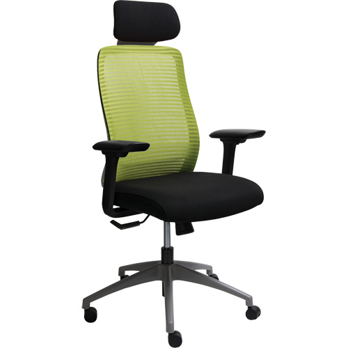 Era Series Adjustable Office Chair with Headrest, Fabric/Mesh, Green, 275 lbs. Capacity Toolneeds Inc.