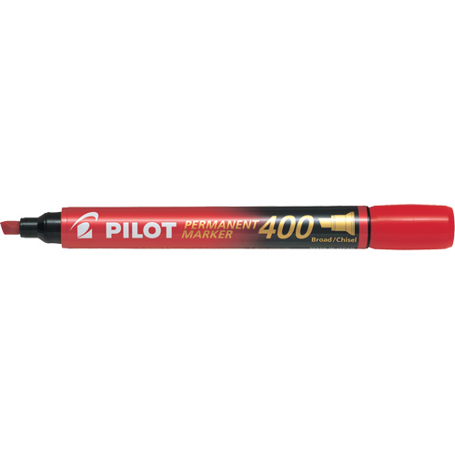400 Permanent Marker, Chisel, Red Toolneeds Inc.