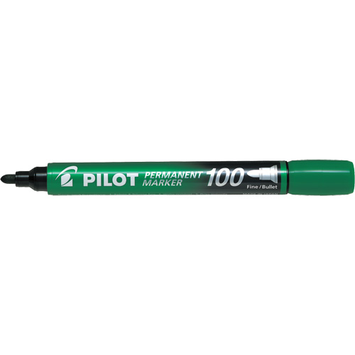 Series 100 Permanent Marker, Bullet, Green Toolneeds Inc.