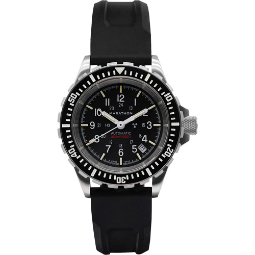 Large Diver's Automatic Watch, Digital, Battery Operated, 41 mm, Black Toolneeds Inc.