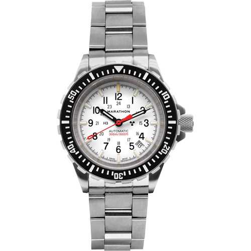 Arctic Edition Large Diver's Automatic GSAR Watch with Stainless Steel Bracelet, Digital, Battery Operated, 41 mm, Silver Toolneeds Inc.