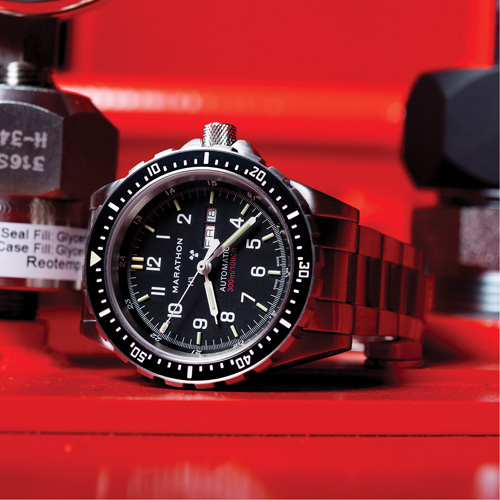 Jumbo Day/Date Automatic Watch with Stainless Steel Bracelet, Digital, Battery Operated, 46 mm, Silver Toolneeds Inc.