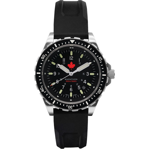 Red Maple Jumbo Diver's Quartz Watch, Digital, Battery Operated, 46 mm, Black Toolneeds Inc.