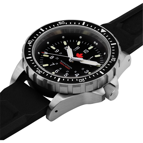Red Maple Jumbo Diver's Quartz Watch, Digital, Battery Operated, 46 mm, Black Toolneeds Inc.