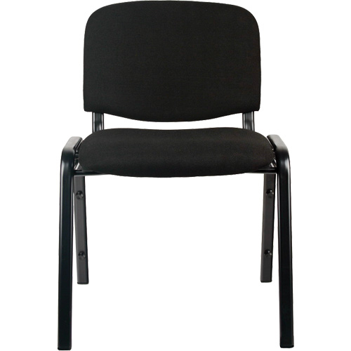 Stacking Chairs, Fabric, 32" High, 250 lbs. Capacity, Black Toolneeds Inc.