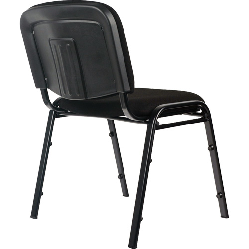 Stacking Chairs, Fabric, 32" High, 250 lbs. Capacity, Black Toolneeds Inc.