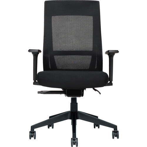 Chaise &agrave; dossier moyen avec m&eacute;canisme &agrave; basculement synchronis&eacute; &agrave; d&eacute;tection de poids , Mailles, Noir Toolneeds Inc.