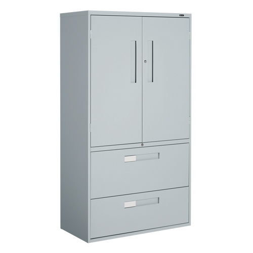 Armoire Multi-Stor, Acier, 3 Tablettes, 65-1/4" h x 36" la x 18" P, Gris Toolneeds Inc.