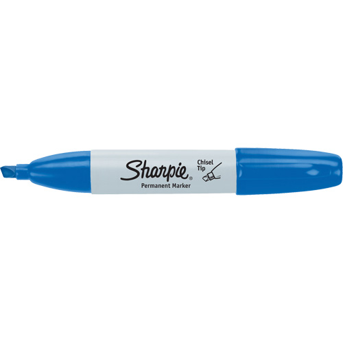 Marqueur permanent, Bleu, Pointe Ciseau Toolneeds Inc.