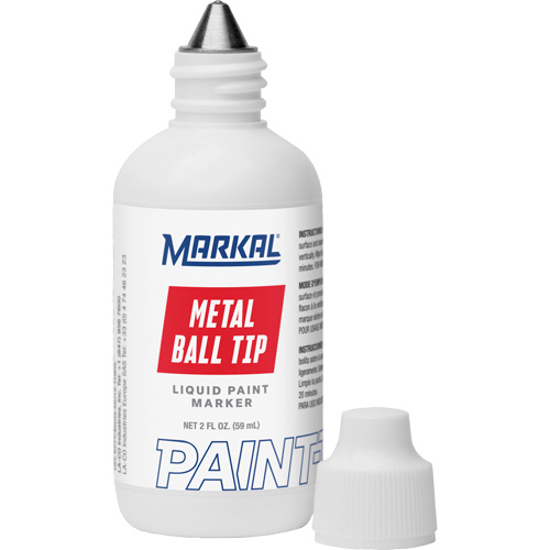 Paint-Riter&reg; Metal Ball Tip, Liquid, Red Toolneeds Inc.