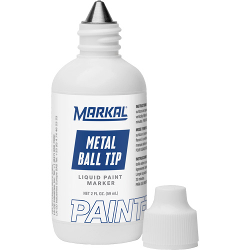 Paint-Riter&reg; Metal Ball Tip, Liquid, Blue Toolneeds Inc.