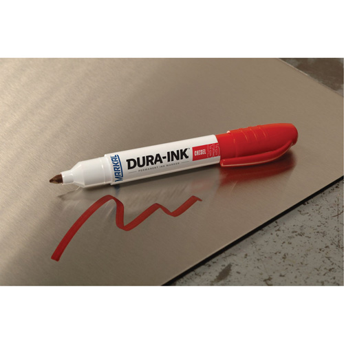 Marqueur Dura-Ink no 55, Rouge, Pointe Ciseau Toolneeds Inc.