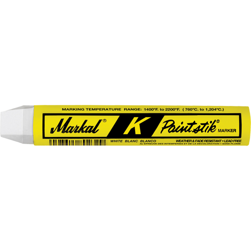 K Paintstik&reg; Paint Marker, Solid Stick, White Toolneeds Inc.