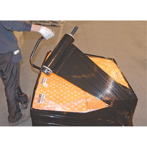 Stretch Wrap, 80 Gauge (20.3 micrometers), 18" x 1000', Opaque Black Toolneeds Inc.