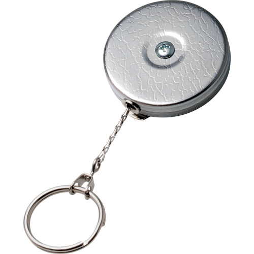 Original Series Retractable Keychain, Chrome, 24" Cable, Belt Clip Attachment Toolneeds Inc.