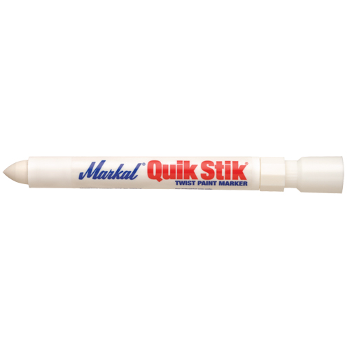 Quik Stik&reg; Twist-Up Paint Markers, Solid Stick, White Toolneeds Inc.
