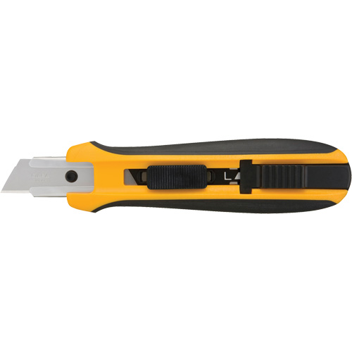 Five-Position Safety Knife, 18 mm, Silver, Rubber Handle Toolneeds Inc.