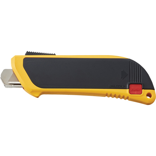 Automatic Self-Retracting Safety Knife with Guard, 10 mm, Carbon Steel, Heavy-Duty, Plastic Handle Toolneeds Inc.