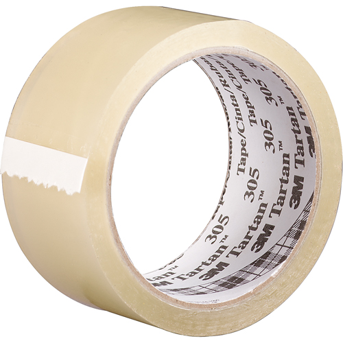 Ruban d'emballage Tartan 305, Adh&eacute;sif Acrylique, 1,6 mil, 48 mm (2") x 100 m (328') Toolneeds Inc.