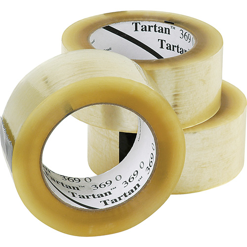 Tartan 369 Box Sealing Tape, Acrylic Adhesive, 1.6 mils, 48 mm (1-22/25") x 132 m (432') Toolneeds Inc.